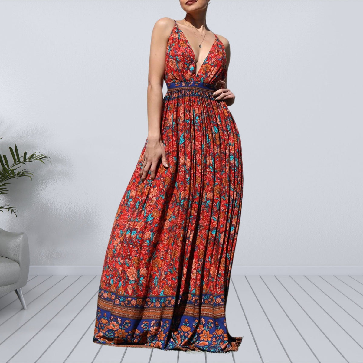flora maxi dress Flora Maxi Dress – Bella The Shop