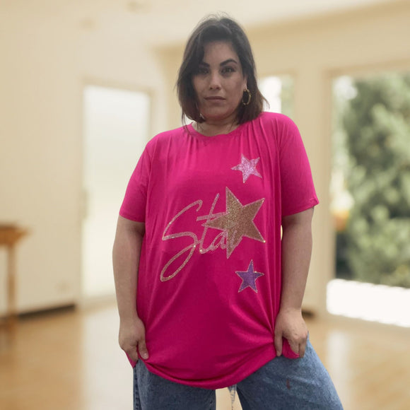 Star Top in 4 colors One Size