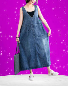 Liorene Denim Dress One Size