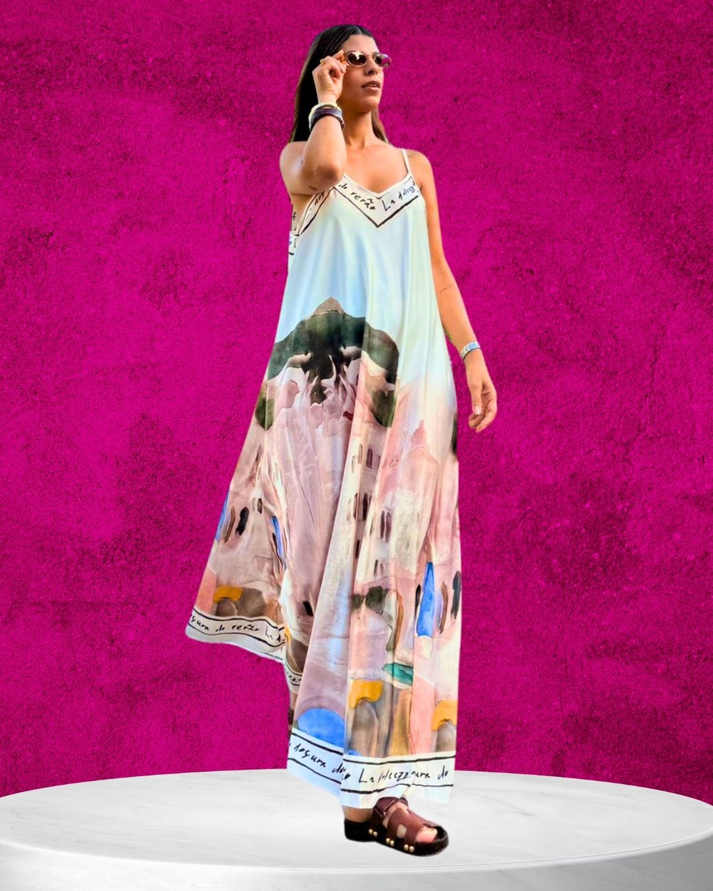 Italian Dress Ludovica One Size