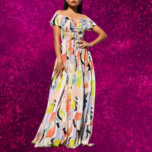 Maxi Dress Aralia Off-shoulder