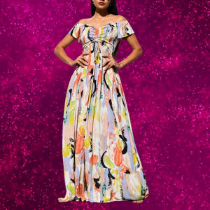 Maxi Dress Aralia Off-shoulder