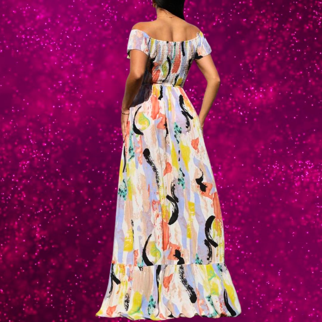 Maxi Dress Aralia Off-shoulder