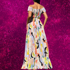 Maxi Dress Aralia Off-shoulder