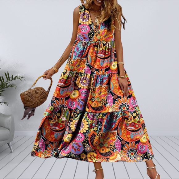 Printed Maxi Dress Regular & Plus