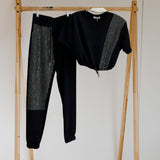 Pants and Top Set Black - Green - Blue - Orange