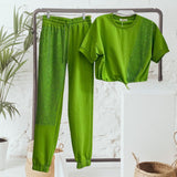 Pants and Top Set Black - Green - Blue - Orange