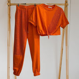 Pants and Top Set Black - Green - Blue - Orange