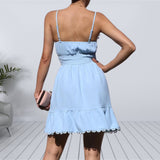 Dress with sweetheart neckline in 2 colors