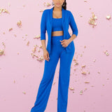 Set 3 pcs Green Black Fuchsia Blue